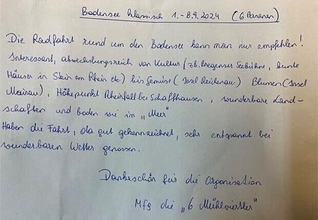 Kunden-Brief Bodensee Klassisch