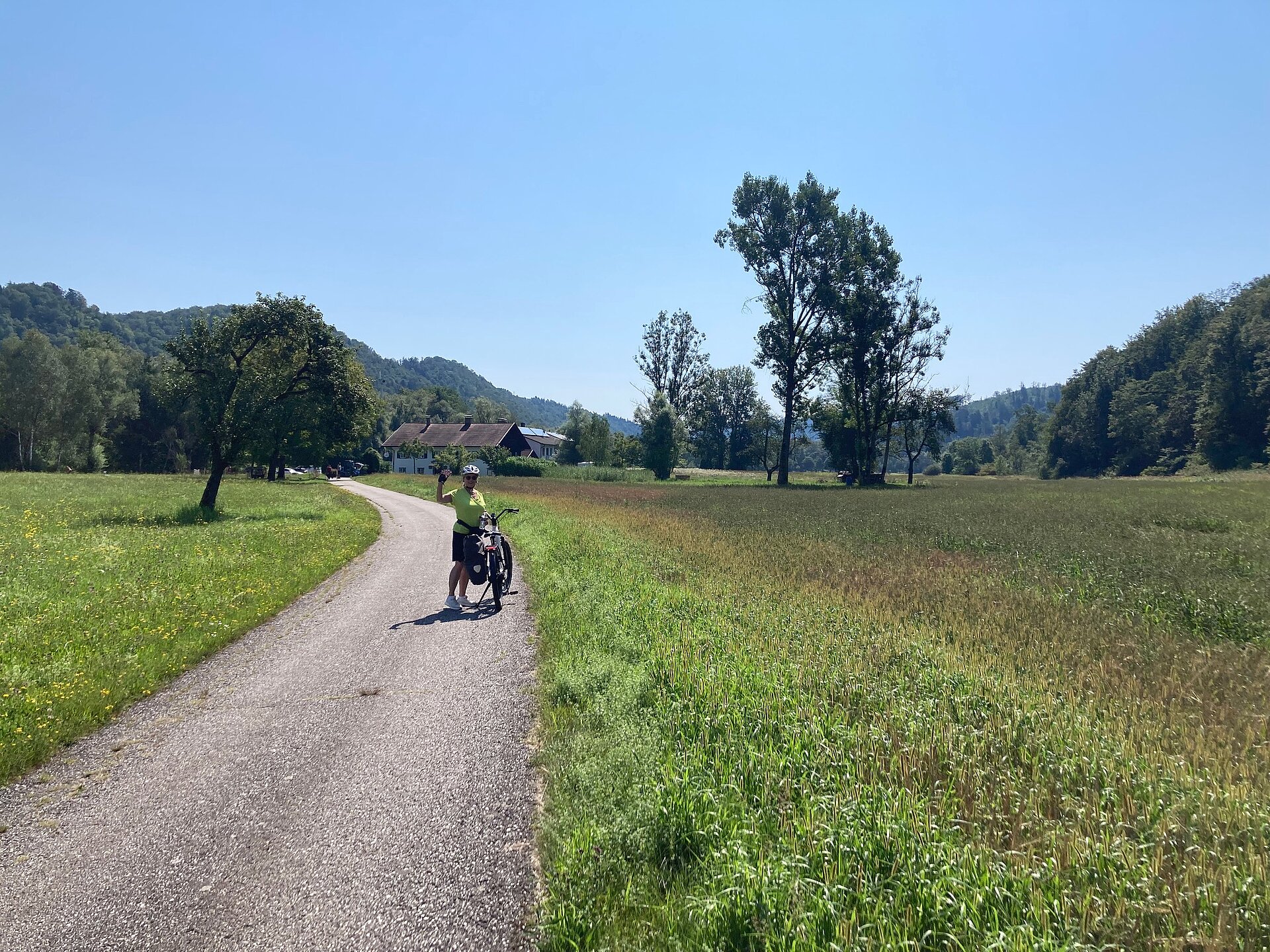 Donau Radweg Radler Kundenfoto