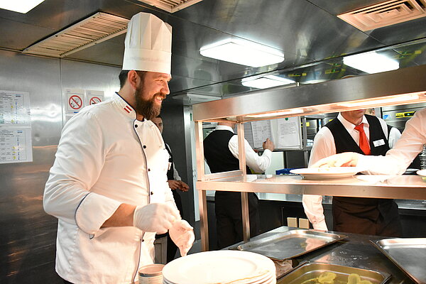 Küchenchef Milos Mladenovic