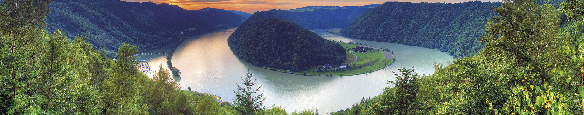 Donau Passau Wien Schlögener Schlinge