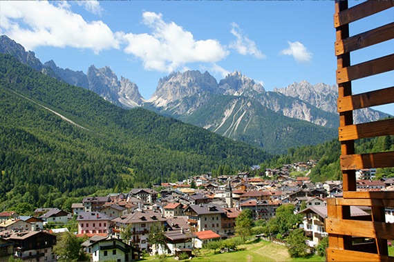 Friaul Dolomiten Dorf
