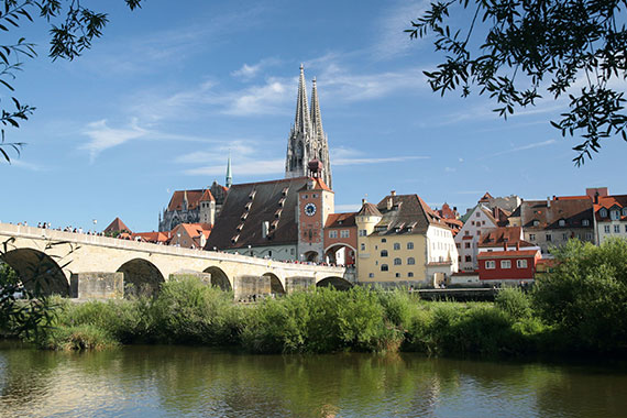 Altstadt von Regensburg Altmühlradweg