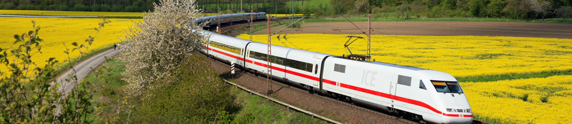 Zug der deutschen Bahn