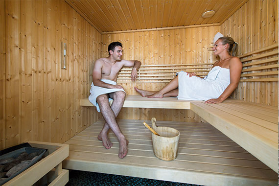 Sauna in der MS Primadonna